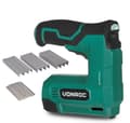 Miniatyrbillede 1 af 4: VONROC Hæftepistol 4V | Batteridrevet - opladelig | Inkl. oplader og 900 nitter og 300 søm
