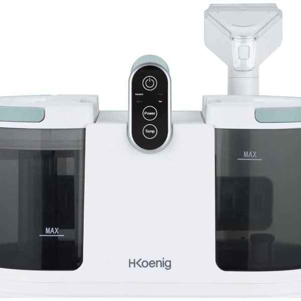Varmvatten textilrengöring - HKoeNIG TWT88 - 1600 ml - 290 ml/min - 1200 W - Vit