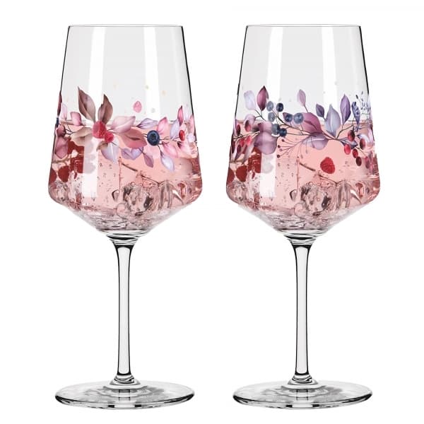 Sommersonett Wine Glass Raspberry, 2-pack - Ritzenhoff