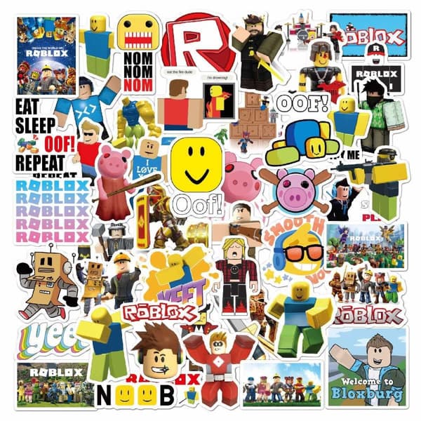 50 stk Roblox Stickers Vandtæt Laptop Bagage Skøjte 50 stk Roblox Stickers Vandtæt Laptop Bagage Skøjte