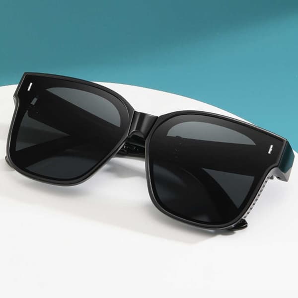 Sammenleggbare Suncovers Solbriller Over Glasses Black