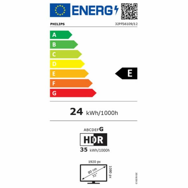 BRUGT Smart TV Philips 32" Full HD LED HDR (Refurbished A)