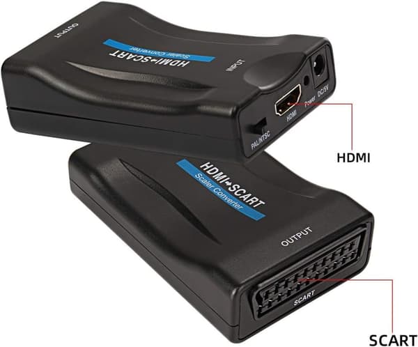 SCART til HDMI Converter 1080p