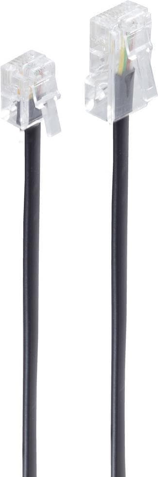shiverpeaks BASIC-S modulaarinen kaapeli, RJ11 - RJ45 uros RJ11 uros, 6 nasta-asentoa, 4 johtoa (BS70253)