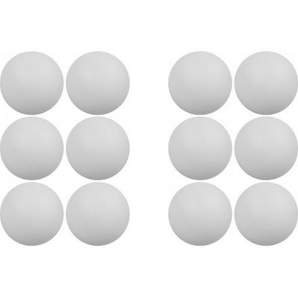 Lion Bordtennisbollar (förpackning med 12 bollar) White One Size