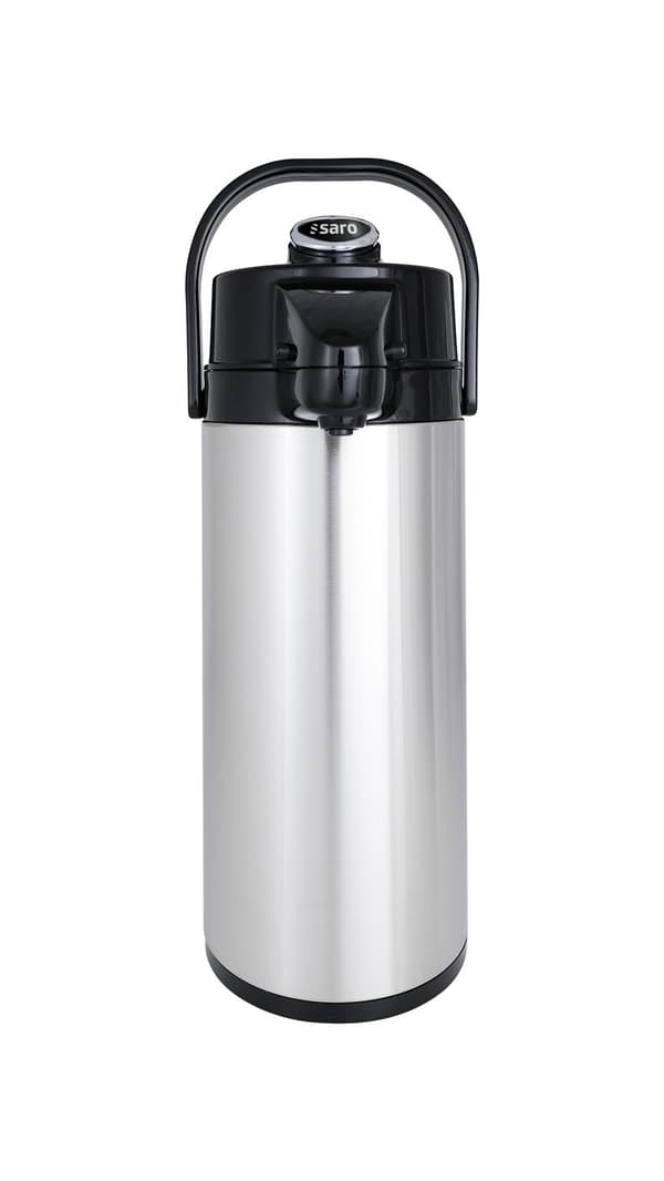 Termokande med pumpe, Pumpe termokande – 2,2L (indvendigt glas), Pumpetermokande, Termokande med dispenser, Termodispenser, Termobeholder med pumpe