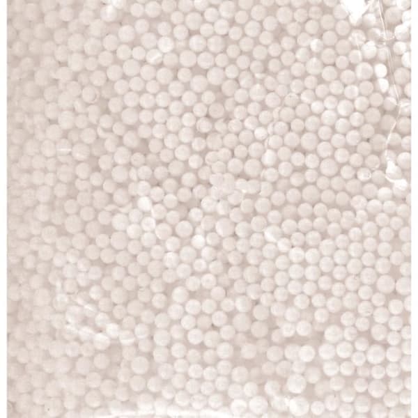 Julsnö - LePolystyrène - Styrofoamkulor 3 mm - Vit - 9 g - 1 styck