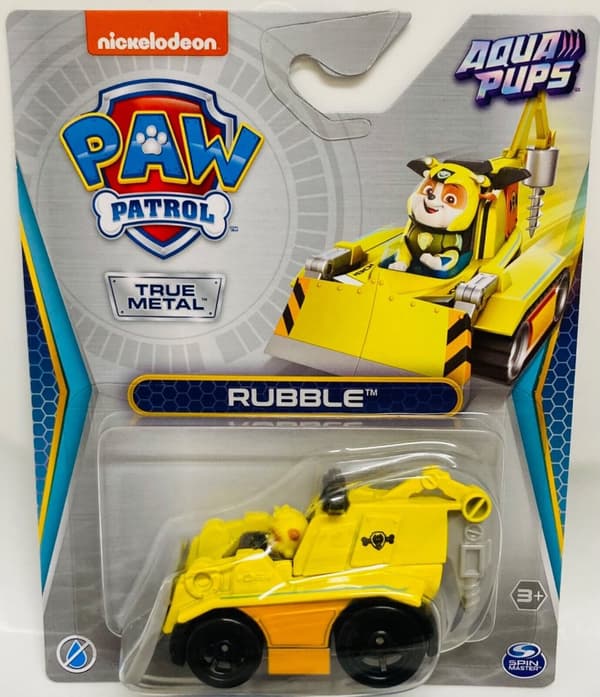 Paw Patrol Aqua Theme True Metal 1:55 Rubble