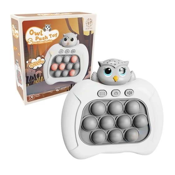 Owl Pop It Game - Pop It Pro Light Up Game Quick Push Fidget Spil