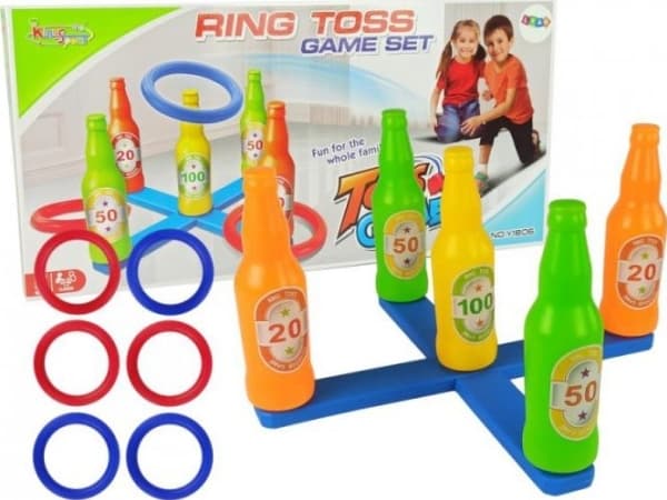 Lean Sport Hoop Toss Game Färgade flaskor Poäng