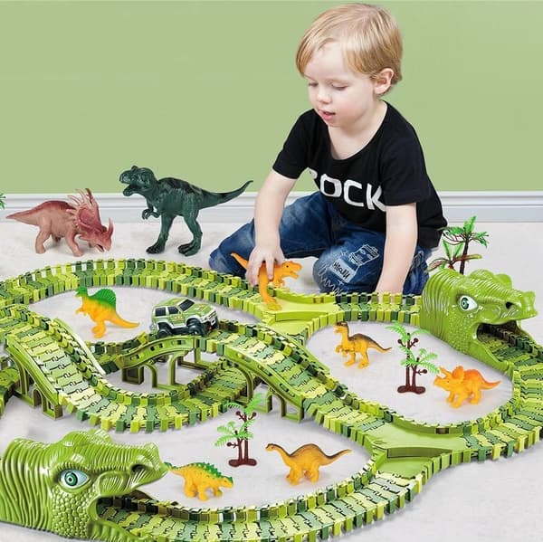 Stor Bilbane til Børn - Dinosaurie