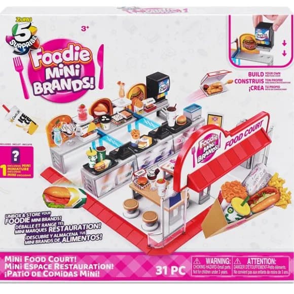 5Surprise 5 Surprises 5 Surprises 5 Surprises 5 Surprises - Mini Food Court lekesett (77263)