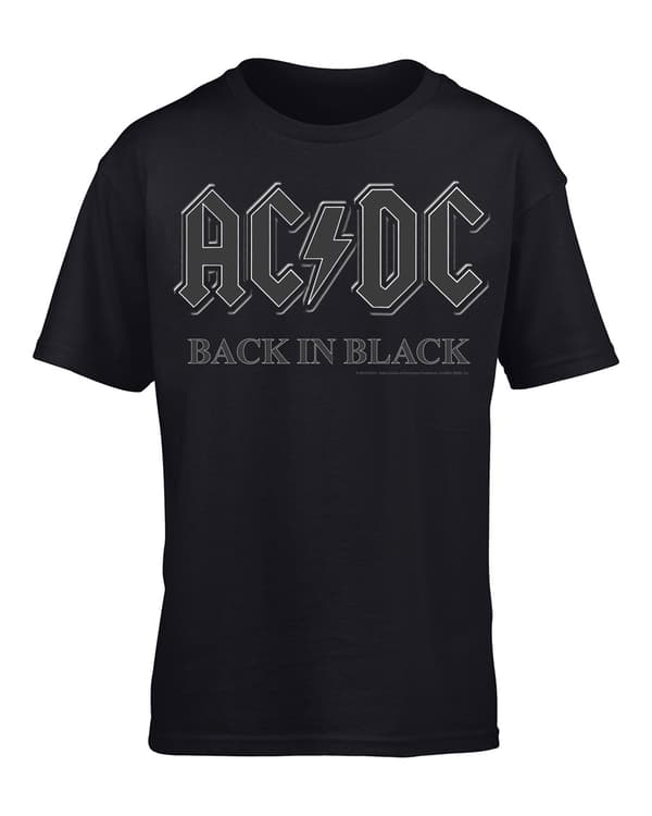 AC/DC Back in Black T-Paita