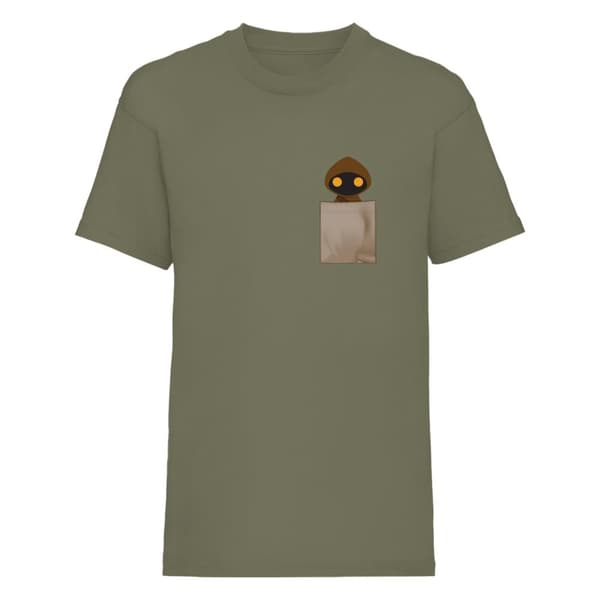 Star Wars Unisex Jawa lomme-T-shirt til voksne Military Green M Star Wars Unisex Jawa lomme-T-shirt til voksne Military Green M