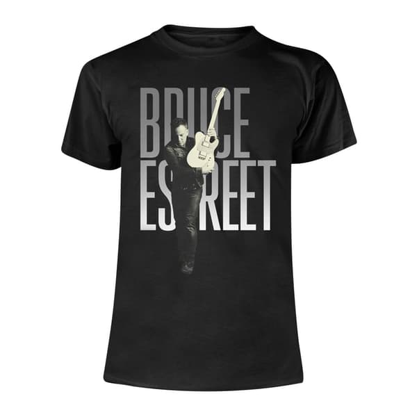 Bruce Springsteen Unisex Adult E Street T-Shirt Black XXL