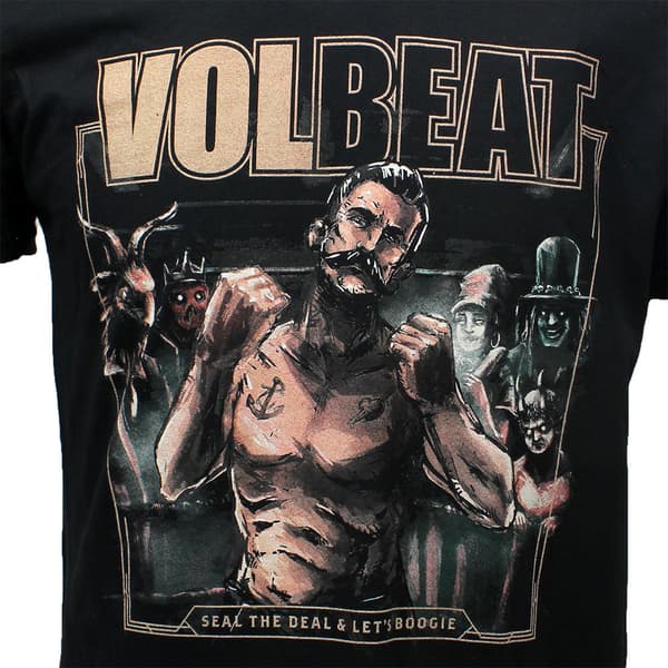 Volbeat Unisex Adult Seal The Deal T-Shirt
