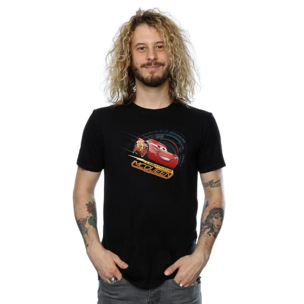 Cars Mens Lightning McQueen Cotton T-Shirt