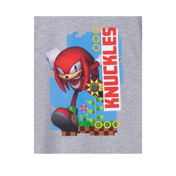 Sonic The Hedgehog Childrens/Kids Knuckles Short-Sleeved T-Shirt