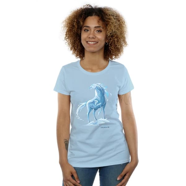 Disney Womens/Ladies Frozen 2 Nokk The Water Spirit Cotton T-Shirt