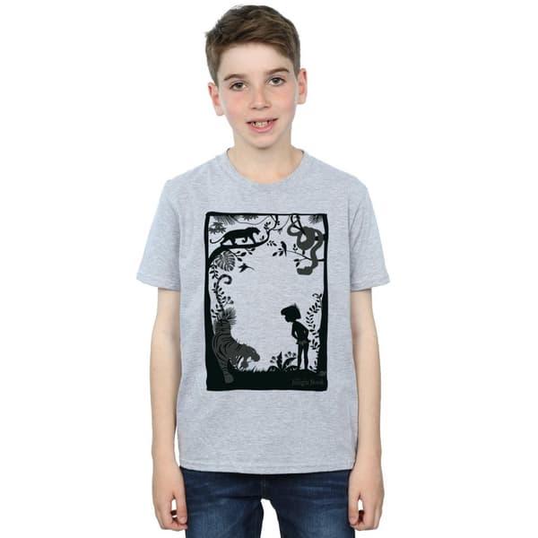 Disney Boys The Jungle Book Silhouette Poster T-Shirt