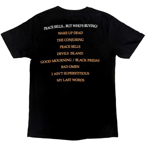 Megadeth Unisex Adult Peace Sells Album Cover T-Shirt
