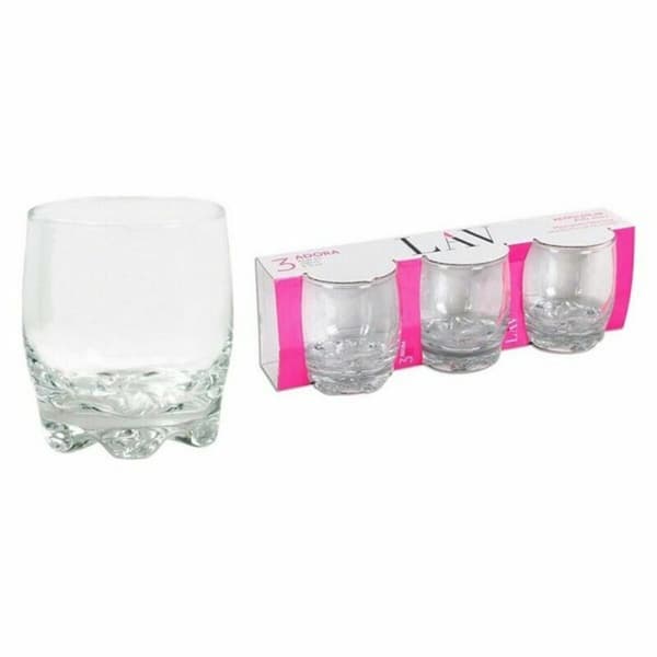 Sett med glass LAV Adora 290 ml 3 Deler (16 enheter)