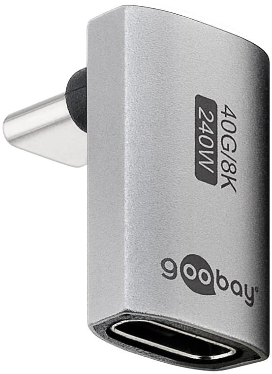 USB-C™-adapter vertikal 90° lang, USB4™