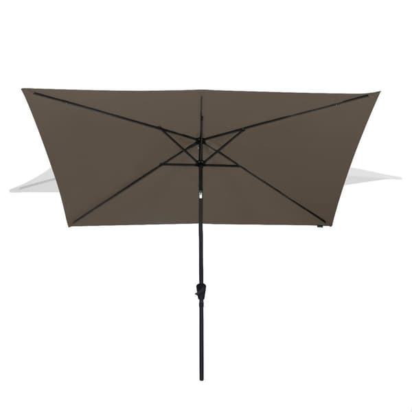 VONROC Parasoll Rapallo 200x300cm – Premium Solskydd, Vinklingsbart, 50+ UPF och Överdrag, Taupe