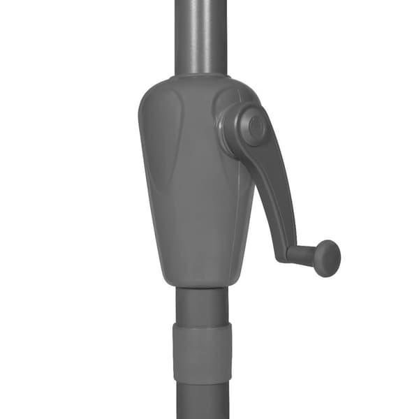 VONROC Premium Parasoll Rapallo 200x300 cm – Vinklingsbar, UV-skydd UPF 50+, Inkl. 20kg Parasollfot & Överdrag