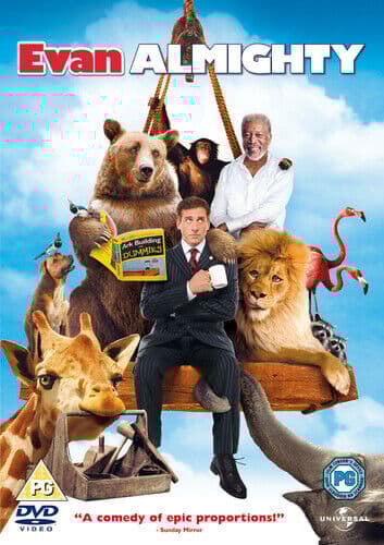 Evan Almighty DVD (2009) Steve Carell, Shadyac (DIR) Cert PG Pre-Owned Region 2