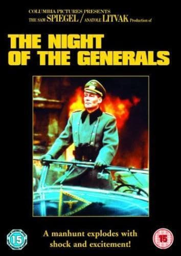 The Night Of The Generals DVD (2004) Omar Sharif, Litvak (DIR) Cert 15 Pre-Owned Region 2