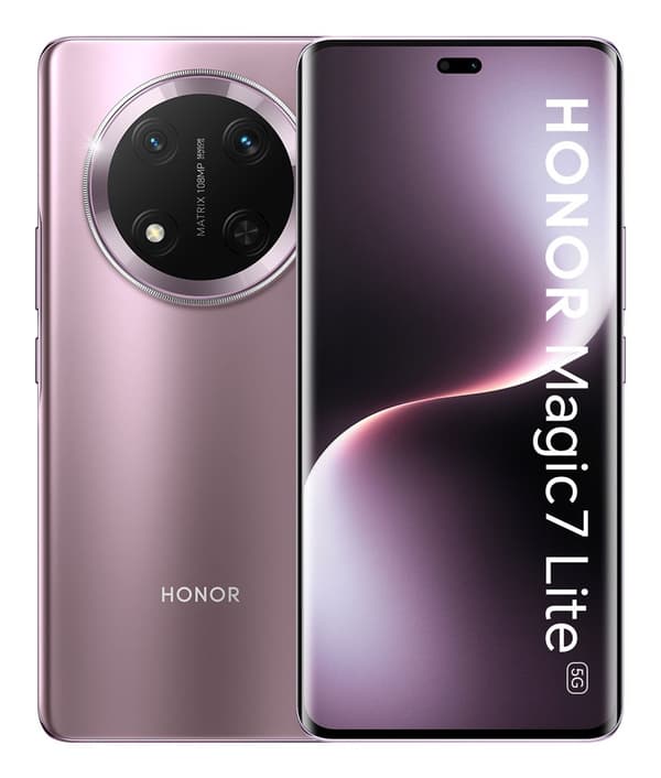 Honor Magic7 Lite 5G Dual Sim 8/256GB Titanium Lilla smartphone Lilla