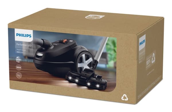 Philips 8000 series XD8122/10 vakuum 4 L Cylinder vakuum Tør 900 W støvpose