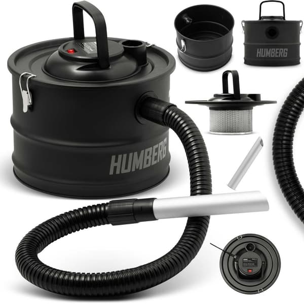 Takkatuhkan pölynimuri 15L 1200W HM-404