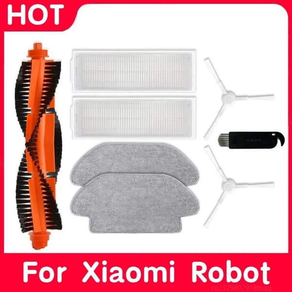 INF Tarvikkeet Xiaomi S10 S12 robottipölynimuriin 8 osaa INF Tarvikkeet Xiaomi S10 S12 robottipölynimuriin 8 osaa