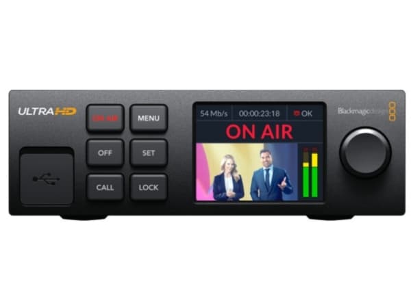 Blackmagic Design Web Presenter 4K, Black, 60 Hz, 720p, 1080p, 2160p, H.264, H.265, USB Type-C, AC/DC