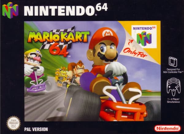 Mario Kart 64 - Nintendo 64/N64 - PAL/EUR (Begagnad) Endast Kassett