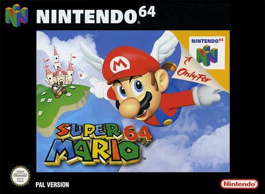 Super Mario 64 - Nintendo 64 / N64 - PAL/EUR (KÄYTETTY TAVARA) Komplett