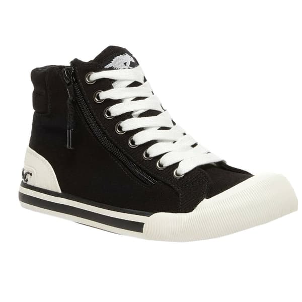 Rocket Dog Womens/Ladies Jazzin Hi Trainers Black 4 UK