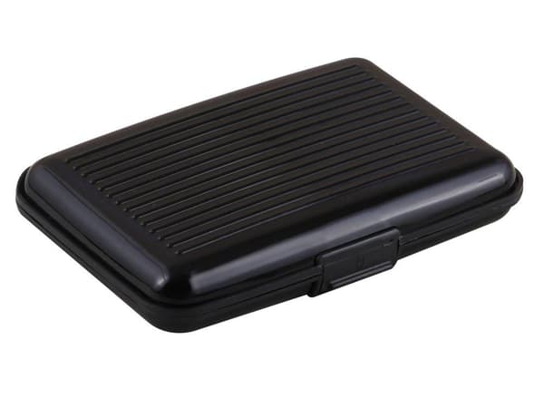 Kortholder i aluminium - RFID-sikker