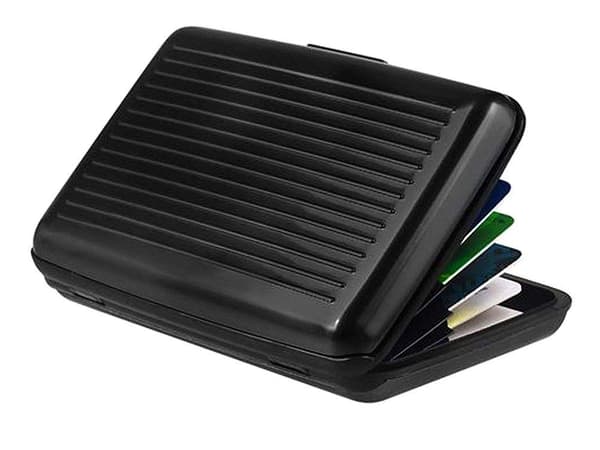 Kortholder i aluminium - RFID-sikker