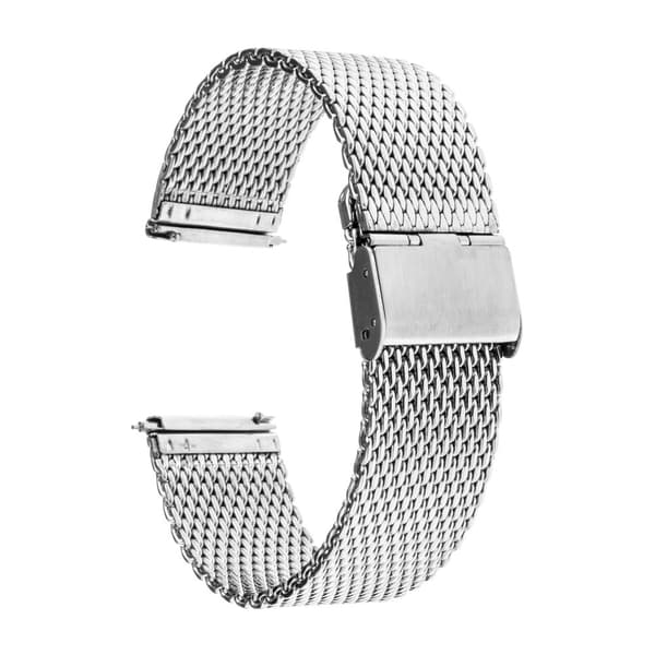 Mesh klocklänk Silver 18mm Mesh klocklänk Silver 18mm