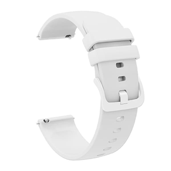SKALO Silikonarmband till Samsung Watch 3 41mm Vit SKALO Silikonarmband till Samsung Watch 3 41mm Vit