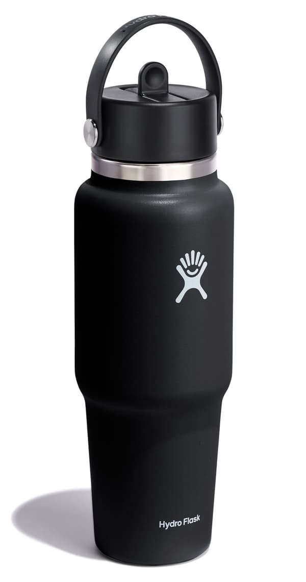 HF-flaske 32oz Wid Flex Straw Travel Bootle Sort