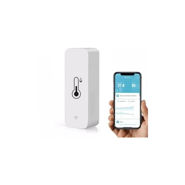 Tuya TH-01 trådlös WiFi temperatur- och fuktighetsmätare