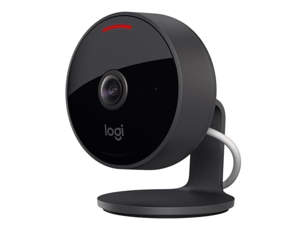 Logitech Circle View, IP-turvakamera, Sisätila ja ulkotila, Langaton, Pöytä/Seinä, Grafiitti, Bullet Grafiitti