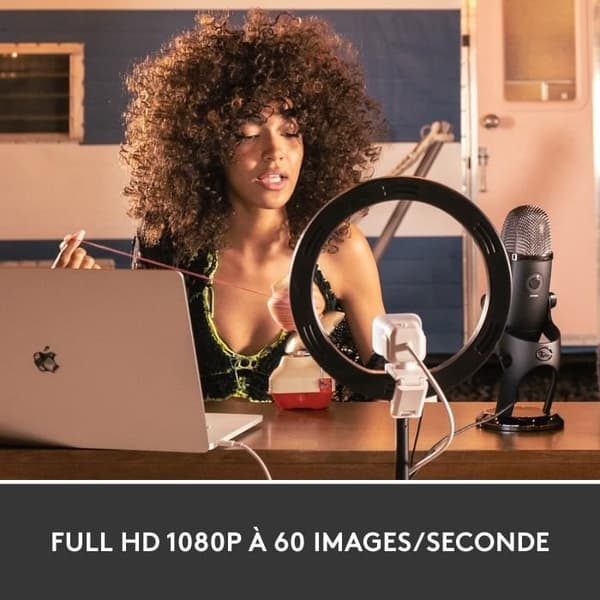StreamCam Webcam - FHD - LOGITECH - Valkoinen