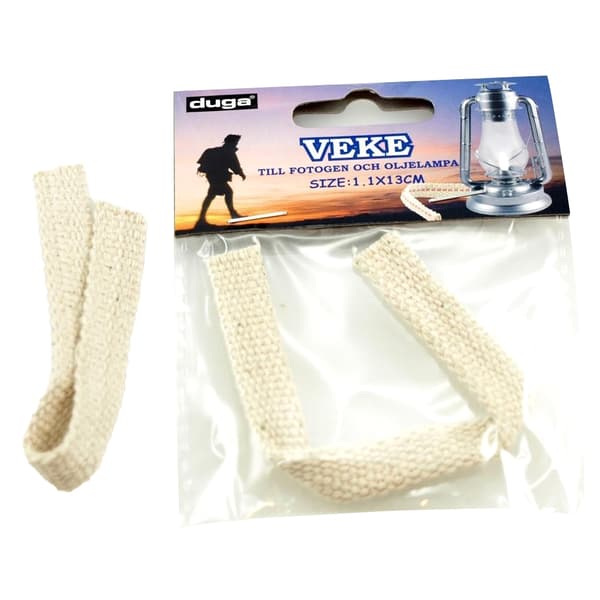 Veke til Parafin- og Oljelampe 1,1x13 cm – Lampeveke 1-Pack