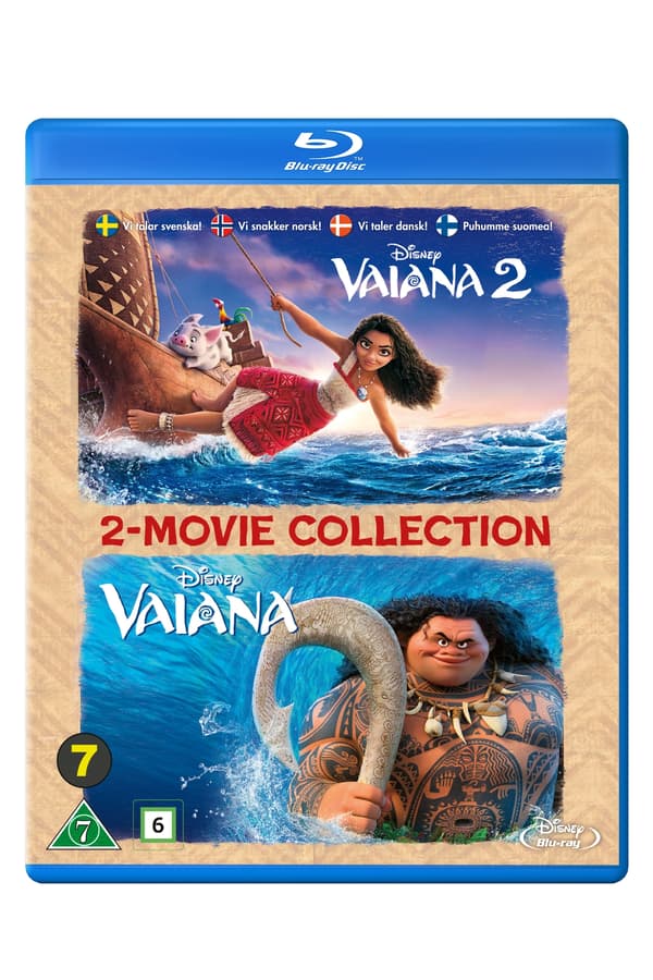 Vaiana Box - Vaiana 1+2  (Moana)  (Blu-ray)