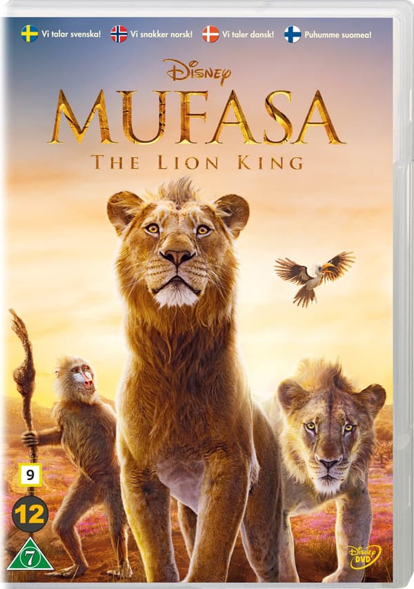 Mufasa: Løvenes konge (DVD)